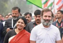 ராகுல் காந்தியுடன் கனிமொழி நடைபயணம் – பொதுமக்கள் உற்சாக வரவேற்பு